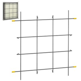 Wesiti 20 Pack Paint Arrestor Holding Grids 20 x 20 in, Heavy Duty Metal Frame with Rubber Edge for Paint Booth Filters for Painting Engineers Repair Shops Manufacturing Plants Spray Guns Accessories