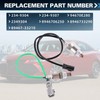 JUSNBASR 234-9307 234-9304 2 PCS Upstream Downstream Oxygen O2 Sensor