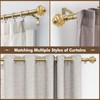 USFOOK 2 Pack Window Treatment Finials for 1 or 7/8