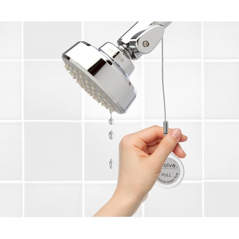 ShowerStart EV3011-CP175-SB Single Function TSV-1.75gpm Shower Head, 1.75 gpm, polished