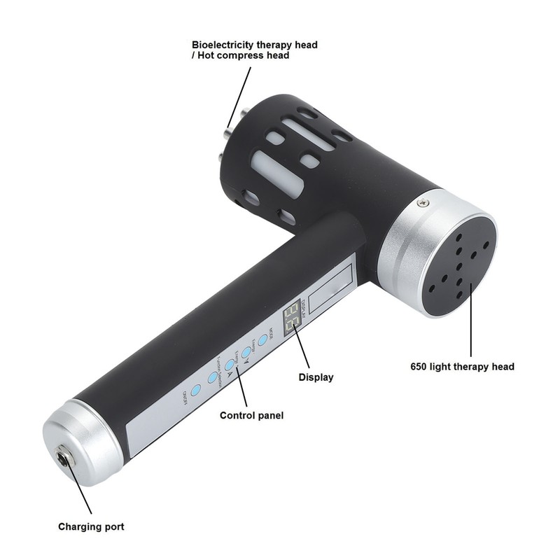 3 in 1 650nm Electric Body Massage Hammer Relieve Stress