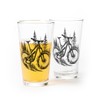 Black Lantern Nature Themed Pint Glasses Set of 2 –