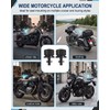 BTACGWP Motorcycle Seat Bolts Black 6 mm (Pack of 2)
