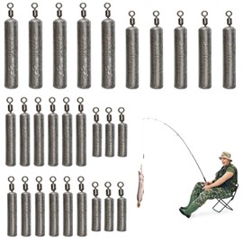 Pack of 28 Dropshot Lead, Fishing Weights, Fishing Drop Shot Lead Set, Fishing Dropshot Fishing Lead (3.5g/5g/7g/10g/14g)