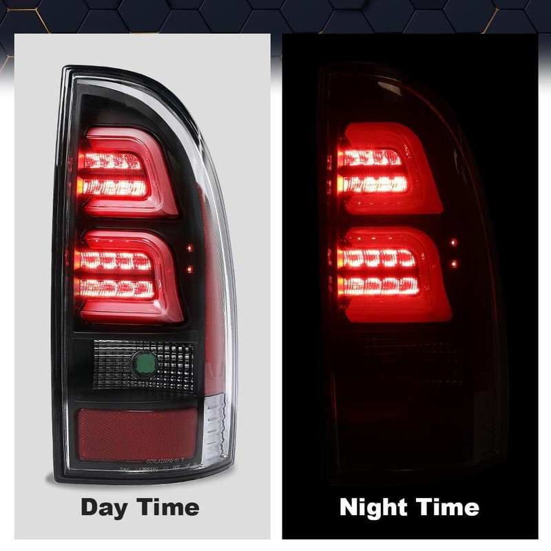 PIT66 LED Tail Lights Assembly, Compatible with Toyota Tacoma 2005-2015