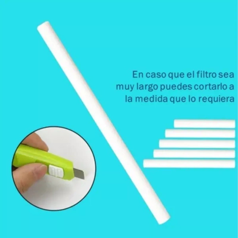 LIWU 6 Pack Repuesto Filtros Humidificador, Difusor 10cmx8mm