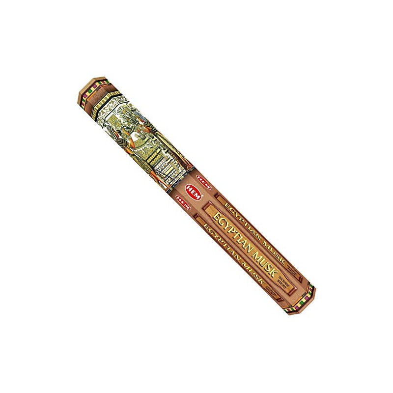 HEM Egyptian Musk Floral Scent Incense Sticks, 6 Packs of