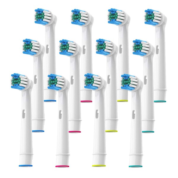 WyFun Replacement Brush Heads for Oral B Electric Toothbrush Precision,Floss, Pro White, Sensitive Gum Care, Cross,Sensi,Whitening,12 Count/Set