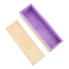 Soap Loaf Mold Flexible Purple Silicone DIY Hand Made Soap