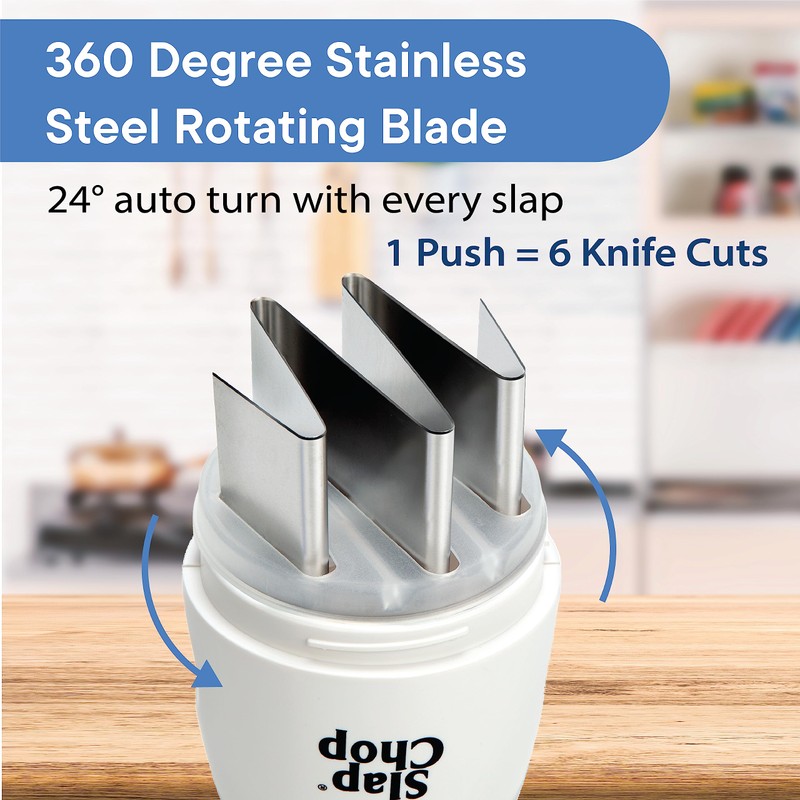 Slap Chop Original Slicer with Stainless Steel Blades | Vegetable