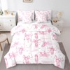 Feelyou Pink Ballet Full Size - 7 Pieces Bed in