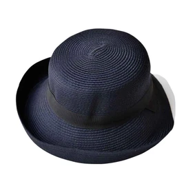 Edge City Women's Machine Washable Visor Hat, Hat, Foldable, UV Wide, Large Size, Summer, navy (16)