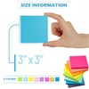 Sticky Notes Set, 3in x 3in Post It Notes, 100