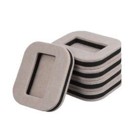 ULTECHNOVO 5pcs Slip Furniture Pads for Chair Wheels Felt Material Noise Reduction Scratch Prevention Compatible with Hardwood Tile Carpet Caster Stoppers