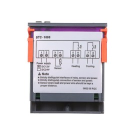 YUNFANG Digital Temperature Controller, STC-1000, Controller, Thermostat, JZFH28082-1FZJJCXBB, 12V, LED Display