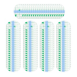 HERKINDNESS Water Ear Protection, Pack of 100 Transparent Ear Protection, Water Adults, Ear Protection, Swimming Adults with Absorbent Cotton Pad in the Middle for Swimming and Surfing