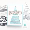 Triangular Stacking Metal Die Cuts,Wedding Frame Geometry Cutting Dies Cut