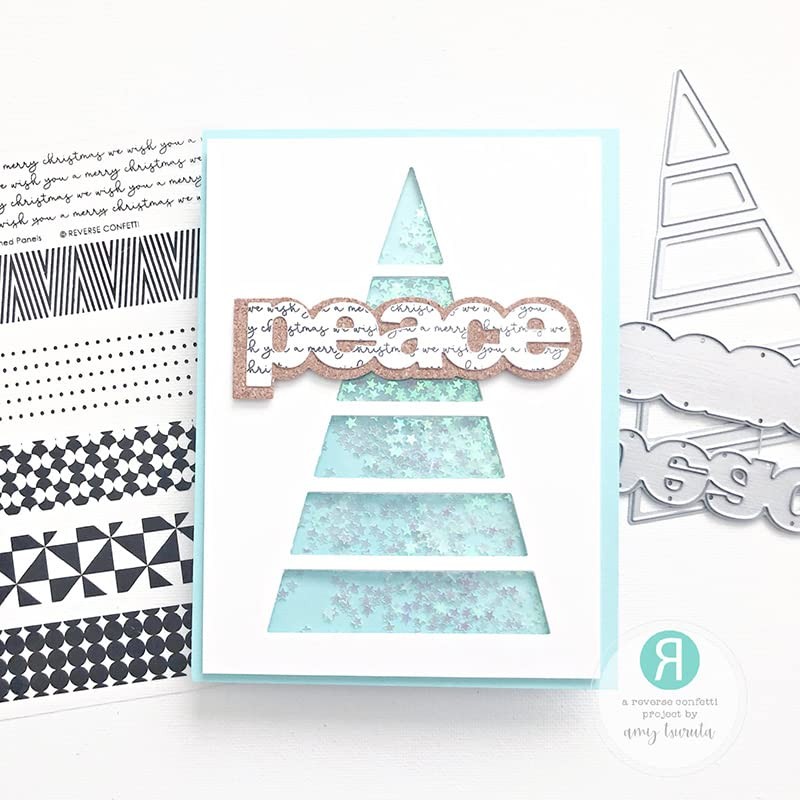 Triangular Stacking Metal Die Cuts,Wedding Frame Geometry Cutting Dies Cut
