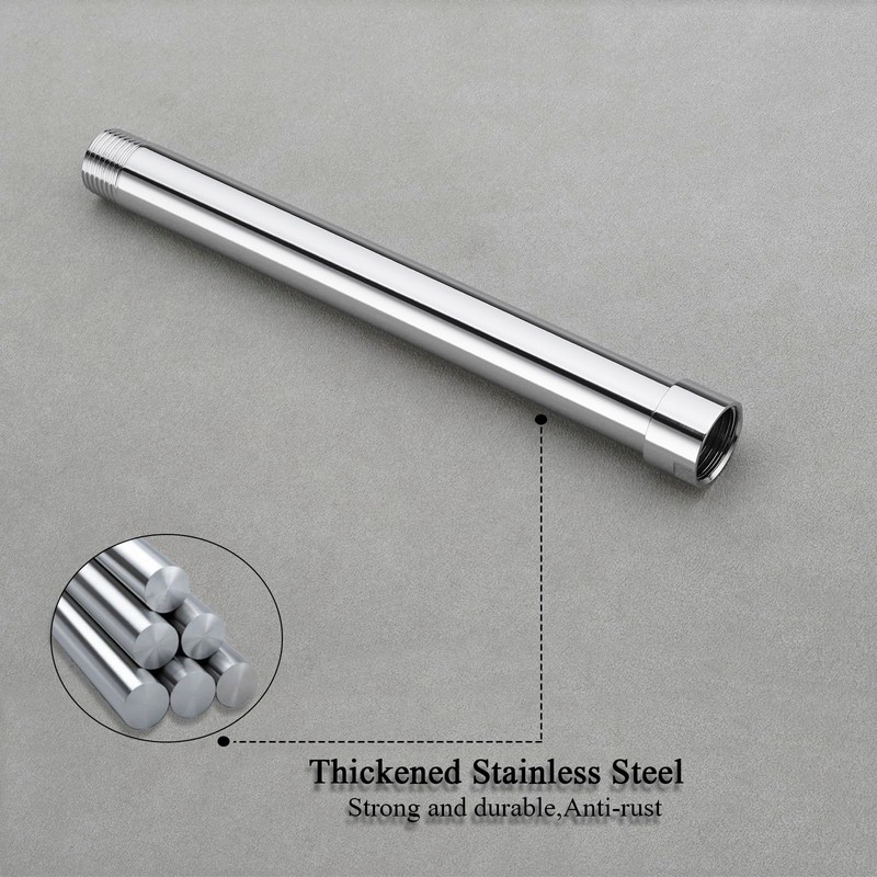 Shower Arm Extender, BSTIIU 4 Inch Shower Head Extension Arm,