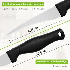 Corn Peeler,Corn Stripper Tool,Corn knife for corn removal,Corn Cutter,Corn Peeling Knife,Corn Scraper,Quick Corn Grain removal, Kitchen Multifunctional Knife（2Pcs）