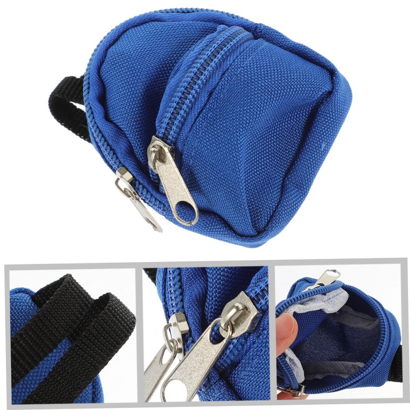 Toyvian Decor Backpacks Photography Props Mini House Doll Backpack Mini