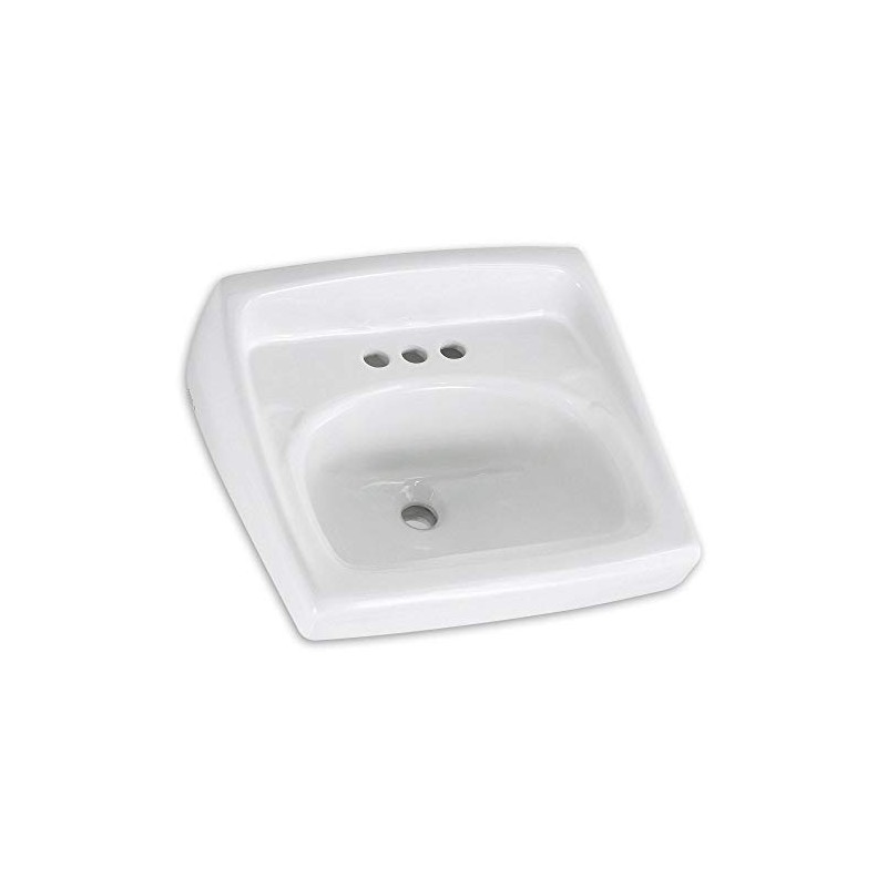 American Standard 0355012.020 0355.012.020 Wall-Mount Lavatory Sink, 1.25 in, White