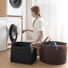 boldmonkey Laundry Basket 20 " x20 x11.8 , Large Felt