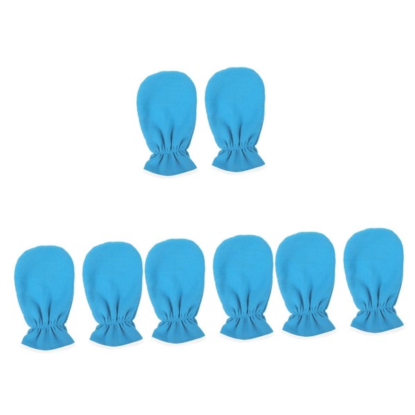 MERRYHAPY 4 Pairs Heat Preservation Mittens Exfoliating Gloves for Essential