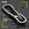TITO Lightweight Titanium Quick Release Key Chian Hook Only 12g