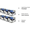 VINHMOR Solar Lights Outdoor 6 Pack, 100LED/3 Modes 270° Lighting