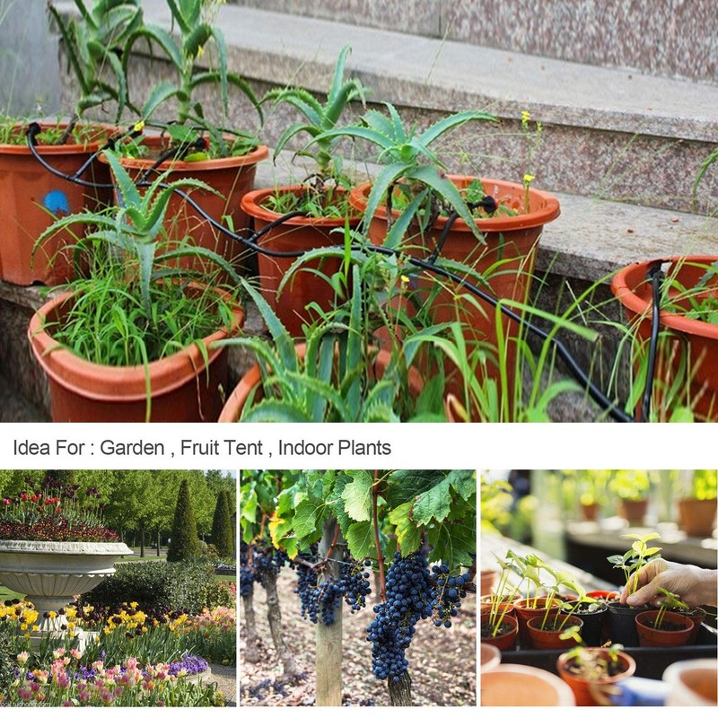 Flantor Drip Irrigation Kit, Drip Irrigation System for Garden with