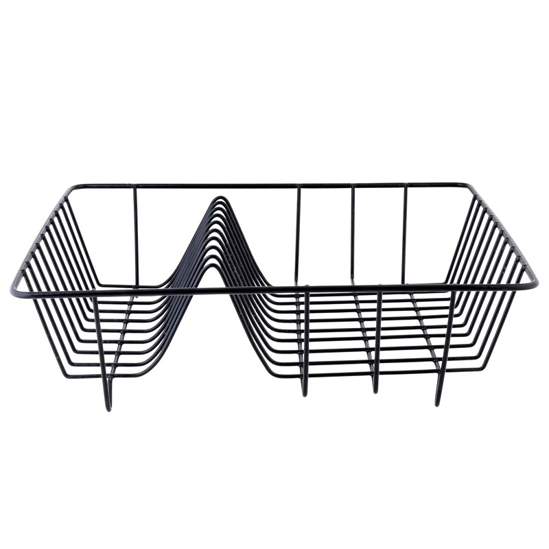 Testrut Abtropfkorb braun Draht 34x34x11 cm 250011