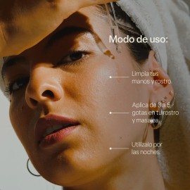 Suero de Bakuchiol anti-arrugas – Alternativa natural al retinol - Ingredientes naturales, escualeno vegetal y Vitamina E