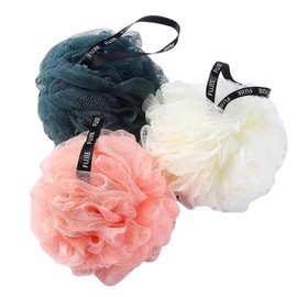 Premium Bath Sponge Shower Puff Loofahs | 3 in a Pack, 1 Free Large Luxury Body Exfoliator Body Scrubber | Natural Loofah Back Loofah Massage Sponge, Bath Sponges Multipack, Exfoliating Loafer Sponge