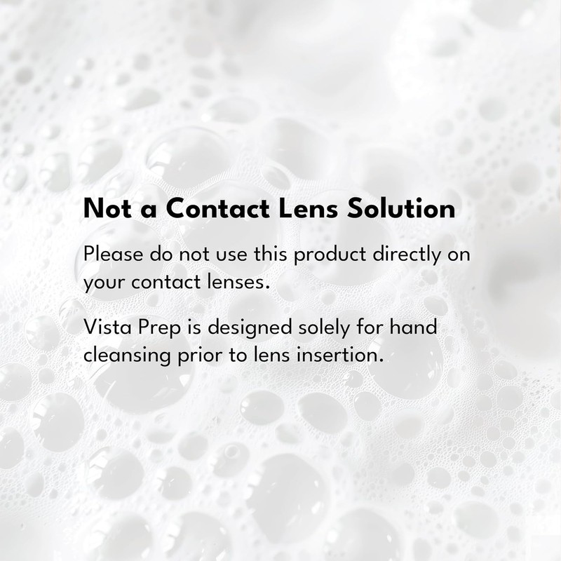 Vista-Prep | Optical Hand Scrub | Pre-Insertion Hygiene Solution For