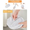 Durable Collapsible Laundry Baskets, Reinforced Mesh Pop Up Laundry Hamper,