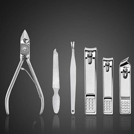 Triko Kit de Pedicura para Pies de 18 Piezas con Estuche de Manicura Portátil, Juego de Cortauñas para Uñas y Pies, Kit de Manicura y Pedicura de Acero Inoxidable