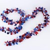4 Pack American Party Tinsel Garland Decoration Red White Blue