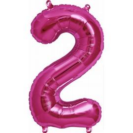 Northstar Number 2-Magenta, 34", Pink