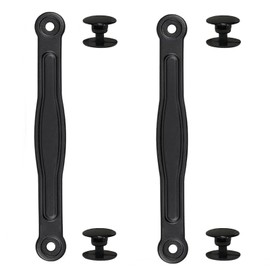 Heel Strap Replacement with Rivets for Clog Men and Women Classic Clog Replacement Rivet Heel Strap Repair (Black, Men5/Women7-22cm)