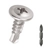 #8 x 1/2" Phillips Wafer Head Sheet Metal Tek Screws