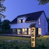 FLSEPAMB Solar Address Sign Lighted Solar House Numbers for Outside