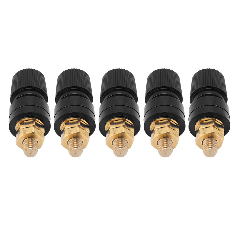 5Pcs Brass Binding Post Nickel Plated Inverter Terminal for Electronic
