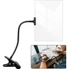 5X Magnifying Glass with Clip for Reading, 10x6 inch Large