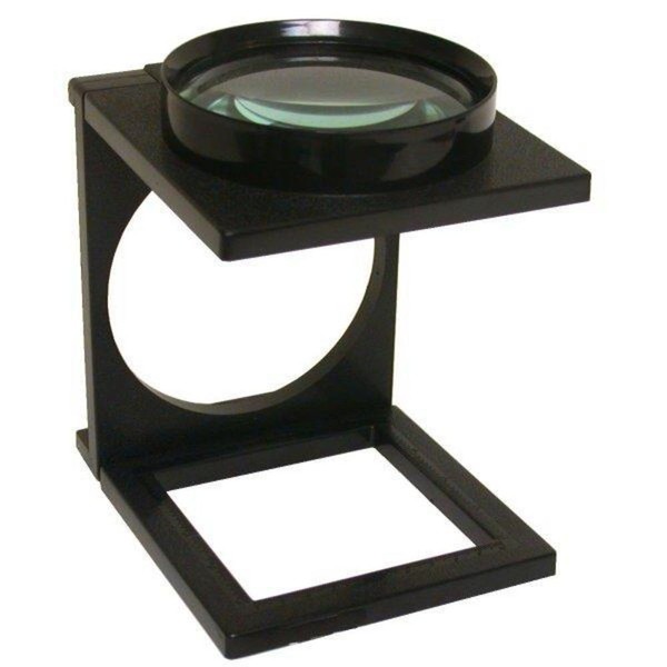 Large Folding 2x Magnifier Stamp Coin Magnifying Tool