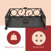 Scroll Design Flat Napkin Holder (Black), By Home Basics /