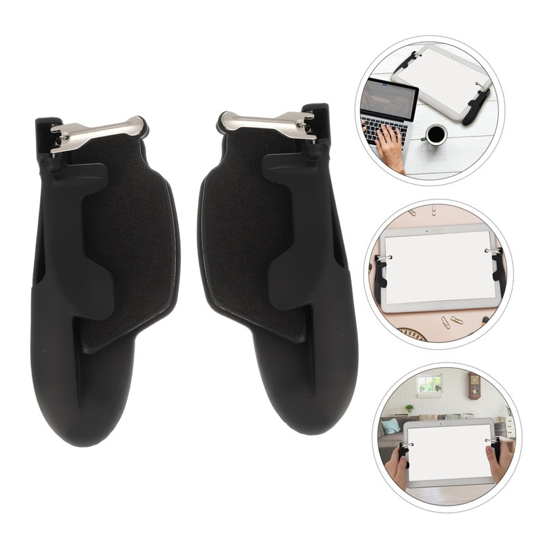 CHILDWEET Tablet Game Controller Grip Aim Button Game Trigger for