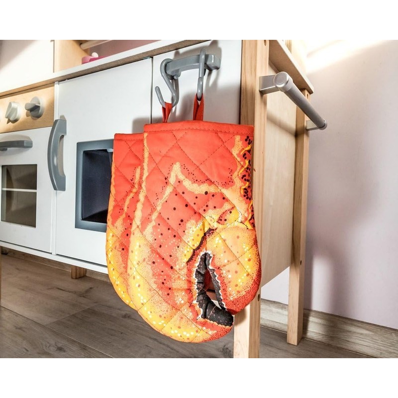 Lobster Scissors Oven Gloves Pair