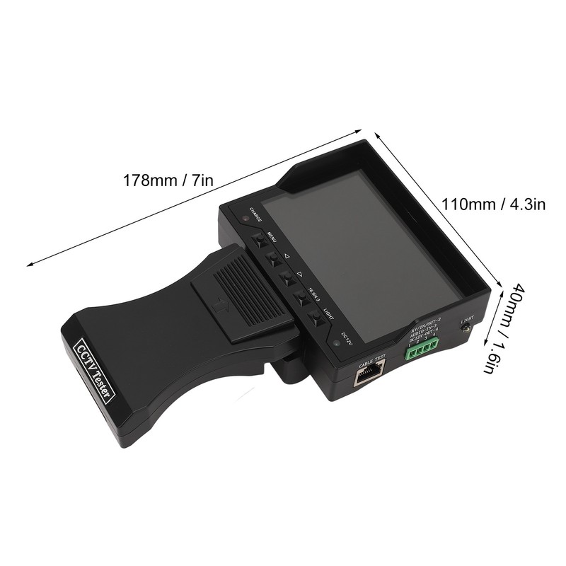 CCTV Tester LCD Camera HD Analog Video Monitor VGA Input