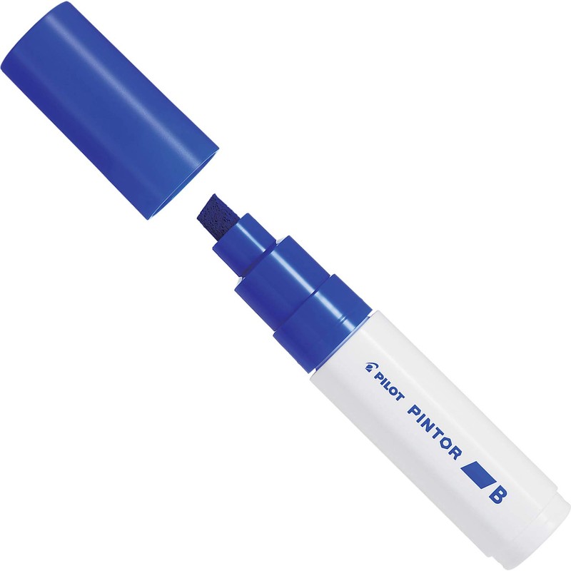 Pilot Pintor Marker Chisel Tip Broad Line Blue